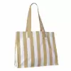 CABAS COTON RECYCLE RAYURES PERSONNALISABLE 'SAO'
