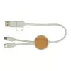RAPIDE 4J   CABLE DE CHARGE PERSONNALISE 'ONTARIA COURT BOIS'