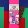 TABLETTE DE CHOCOLAT AU LAIT PUBLICITAIRE LE CHOCOLAT DES FRANCAIS  'CHOFI'