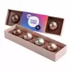 COFFRET PUBLICITAIRE 4 PRALINES AU CHOCOLAT 'CHOPRA'