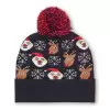 BONNET TRICOTE DE NOEL PUBLICITAIRE 'POMPOM'