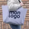 GRAND SAC EN TOILE RECYCLE PERSONNALISABLE 240 GR/M² 'ELO'