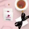 SACHET DE THE PERSONNALISABLE BLANC 'YUNN HAPPY WORK'