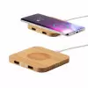 CHARGEUR INDUCTION BAMBOU PERSONNALISABLE 'CUADRO 10W'