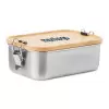 LUNCH BOX PERSONNALISÉE EN ACIER ET BAMBOU 'FIOCCHI'
