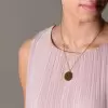 PENDENTIF ROND PERSONNALISE 'CARPE'