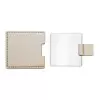 MIROIR EN ACIER AVEC POCHETTE PERSONNALISABLE 'RUFLET'