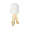LAMPE DE TABLE PERSONNALISABLE PIEDS EN BOIS 'ITOT'