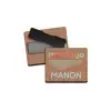 BADGE AIMANTE PERSONNALISABLE EN BOIS MDF 'MAGNETO BOIS'