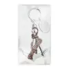 PORTE CLE EN METAL PERSONNALISE 'METALO ANCRE CORDE'