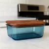 LUNCH BOX PERSONNALISABLE EN VERRE NERVUREE 'BUCATI GLASS'