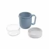 MUG PERSONNALISABLE EN PP AVEC COMPARTIMENT 450ML 'MOUSLI'