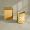 BOUGIE 3 MECHES BOITE BRILLANTE PERSONNALISABLE 'LORENA'