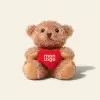 PELUCHE OURSON PERSONNALISABLE 'TEDDY COEUR'
