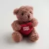 PELUCHE OURSON PERSONNALISABLE 'TEDDY COEUR'
