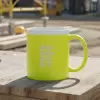 MUG CERAMIQUE INTERIEUR BLANC PERSONNALISABLE 'SOFT COLOR FLUO'