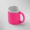 MUG CERAMIQUE INTERIEUR BLANC PERSONNALISABLE 'SOFT COLOR FLUO'