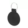 PORTE CLES EN PU ROND PERSONNALISABLE 'ALIXO'