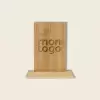 TROPHEE EN BAMBOU PERSONNALISE 'FAUSTINO RECTANGLE'