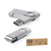CLE USB PAILLE BLE PERSONNALISABLE 'TWISTER BLE' 16 GO