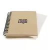 CARNET A6 PERSONNALISABLE EN CARTON RECYCLE 'RALIA'