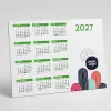 CALENDRIER MAGNÉTIQUE AIMANTÉ PERSONNALISÉ 'DATE'