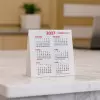 CALENDRIER CHEVALET PAPIER RIGIDE 10X10CM PERSONNALISÉ 'WISSANT'