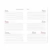 AGENDA SEMAINIER PERSONNALISE PU SOUPLE 'APRIL MINI'