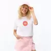 TEE SHIRT MIXTE BLANC PERSONNALISE 'EXPLORER'