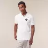 POLO HOMME BLANC PERSONNALISE 'COASTER'