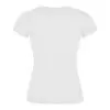 TEE SHIRT COL V FEMME BLANC PERSONNALISABLE 'VICTORIA'