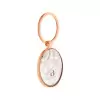 PORTE CLES EN METAL PERSONNALISE 'ANTONETTA ROND'