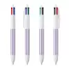 STYLO BIC® PERSONNALISE '4 COULEURS RAYURES'