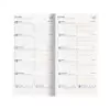AGENDA PERSONNALISABLE QUINZAINIER EN PVC 'OFFICIO' 