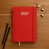 AGENDA JOURNALIER A5 RIGIDE CARTON LAMINÉ PERSONNALISABLE 'SEPTI'