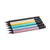 LOT DE 100 CRAYONS NOIR PERSONNALISABLE 'MINI ETHAN SHINE'