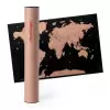 CARTE A GRATTER PERSONNALISABLE 'MAPPEMONDE'