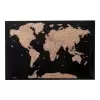 CARTE A GRATTER PERSONNALISABLE 'MAPPEMONDE'