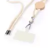 CORDON TOUR DE COU PERSONNALISABLE TELEPHONE 'NURAS COTON'
