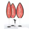 ORIFLAMME PERSONNALISABLE EN FORME DE FEUILLE 'MAPLE'