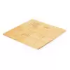 SET 4 SOUS BOCK PERSONNALISABLE PUZZLE BAMBOU 'NATIVO'