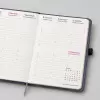 AGENDA HEBDOMADAIRE A5 RIGIDE RPET RECYCLÉ PERSONNALISABLE 'AGOSTO'