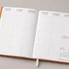 AGENDA SEMAINIER A5 RIGIDE PU PERSONNALISABLE 'MARCHO'