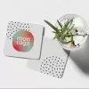 SOUS BOCK MIF EN VINYLE PERSONNALISABLE 'BINOU FORME'