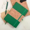 CARNET EN LIEGE ET PU RECYCLE PERSONNALISE 'ISHA'