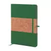 CARNET EN LIEGE ET PU RECYCLE PERSONNALISE 'ISHA'