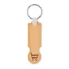 PORTE CLE PERSONNALISE EN BAMBOU JETON 'BEAVOR'