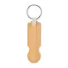 PORTE CLE PERSONNALISE EN BAMBOU JETON 'BEAVOR'