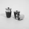 SET TASSES EN ACIER 80ML PERSONNALISABLE 'TEDOK'