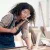 MARTEAU EN BOIS PERSONNALISE 'MARTY'